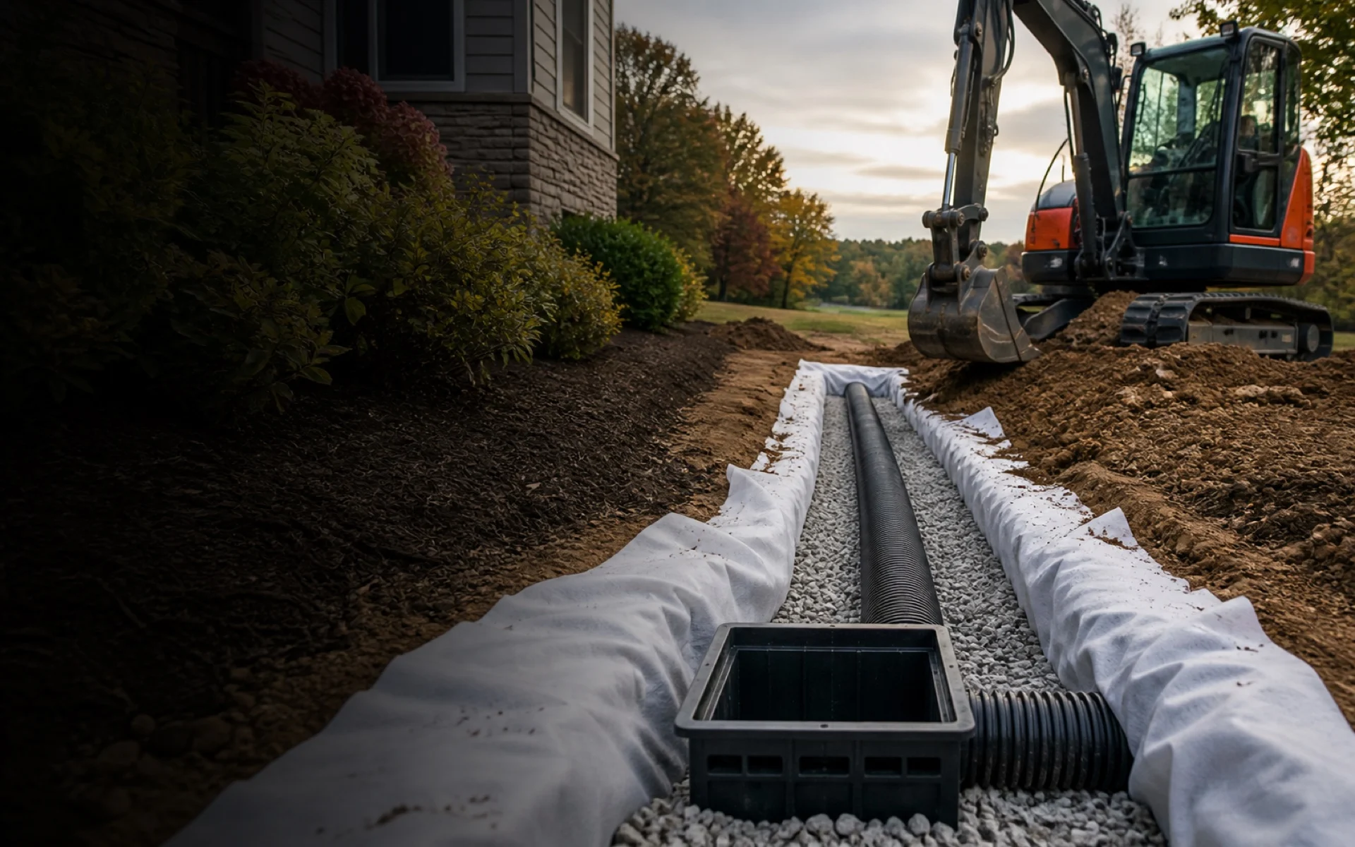 Drainage Pipe Installation